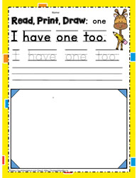Sight word one